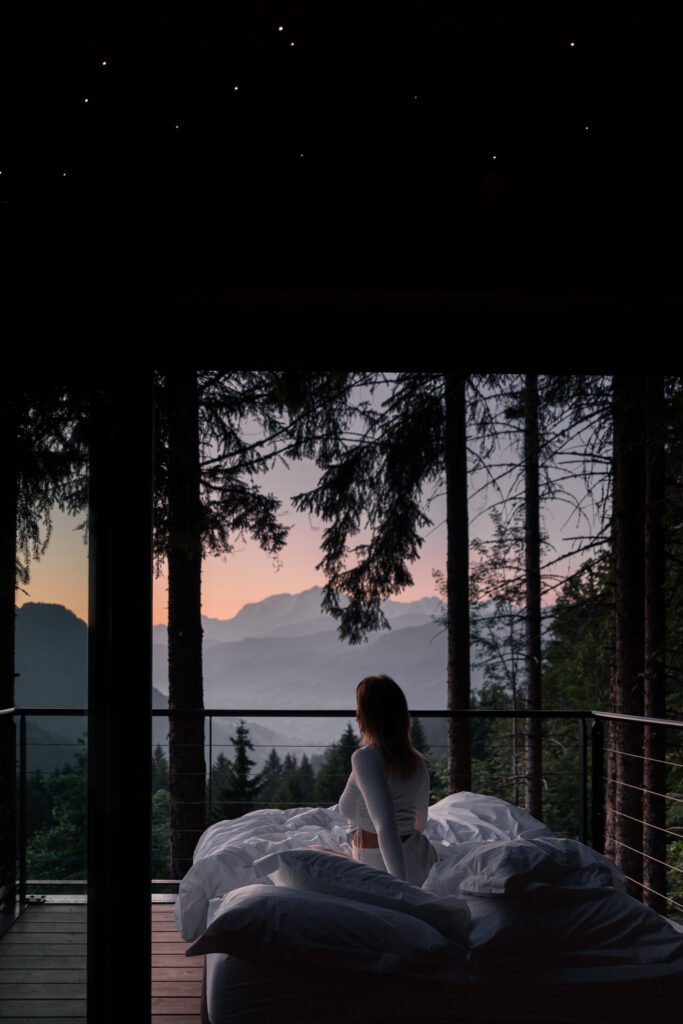 Photographe hébergements insolites - Cabanes en Haute-Savoie, Megève